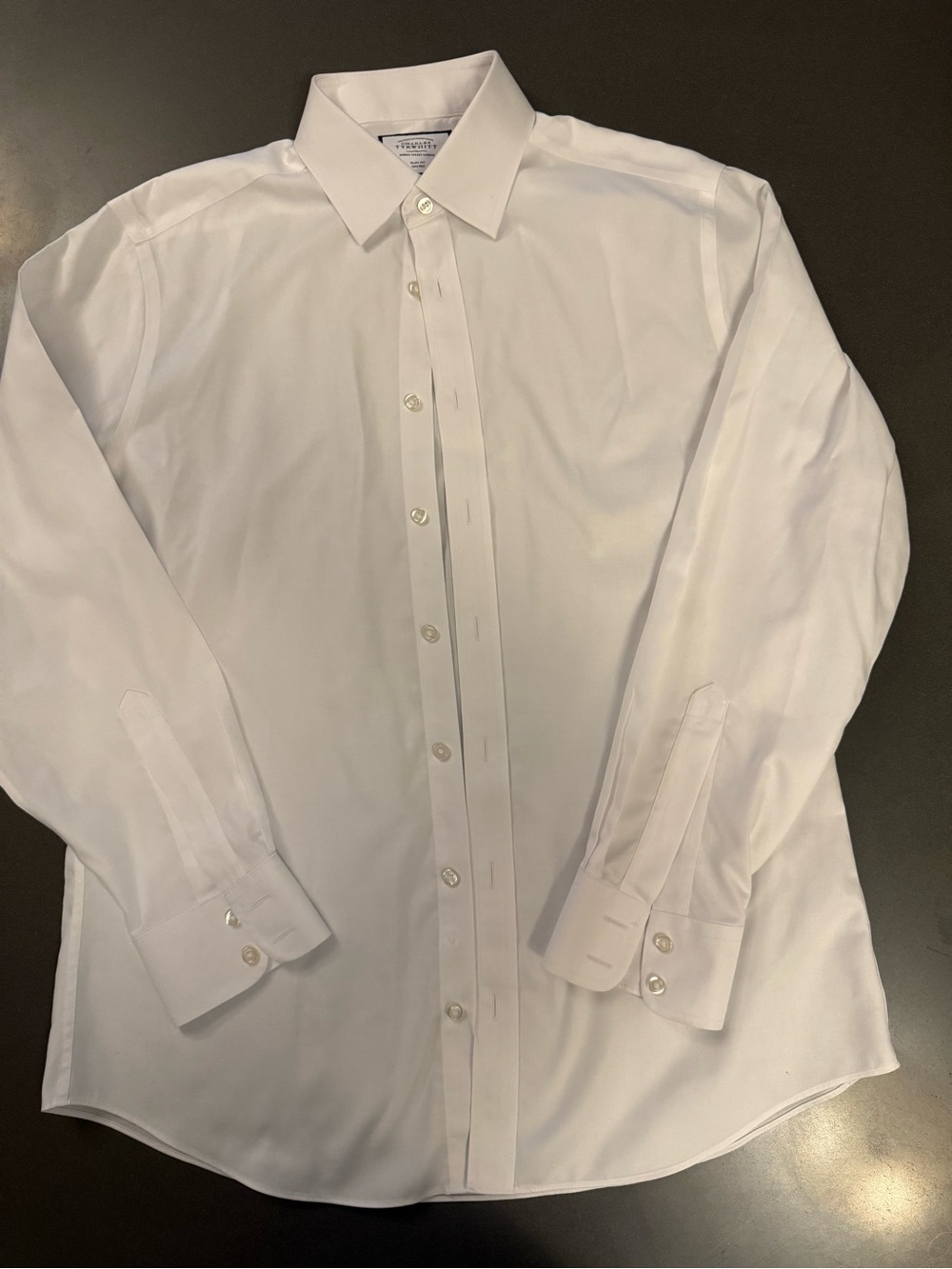 Like new White Dress Shirt - Classic Spread Collar